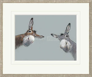 Double Trouble Signed Framed Limited Edition Print on Paper by Artist Nicky Litchfield