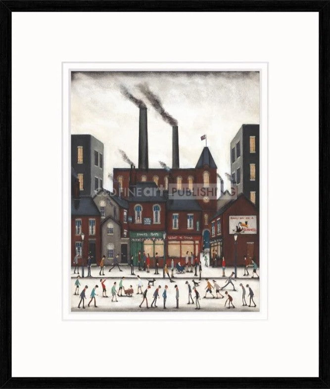 Ednas Baps Framed Signed Limited Edition Print on Paper by Artist Sean Durkin