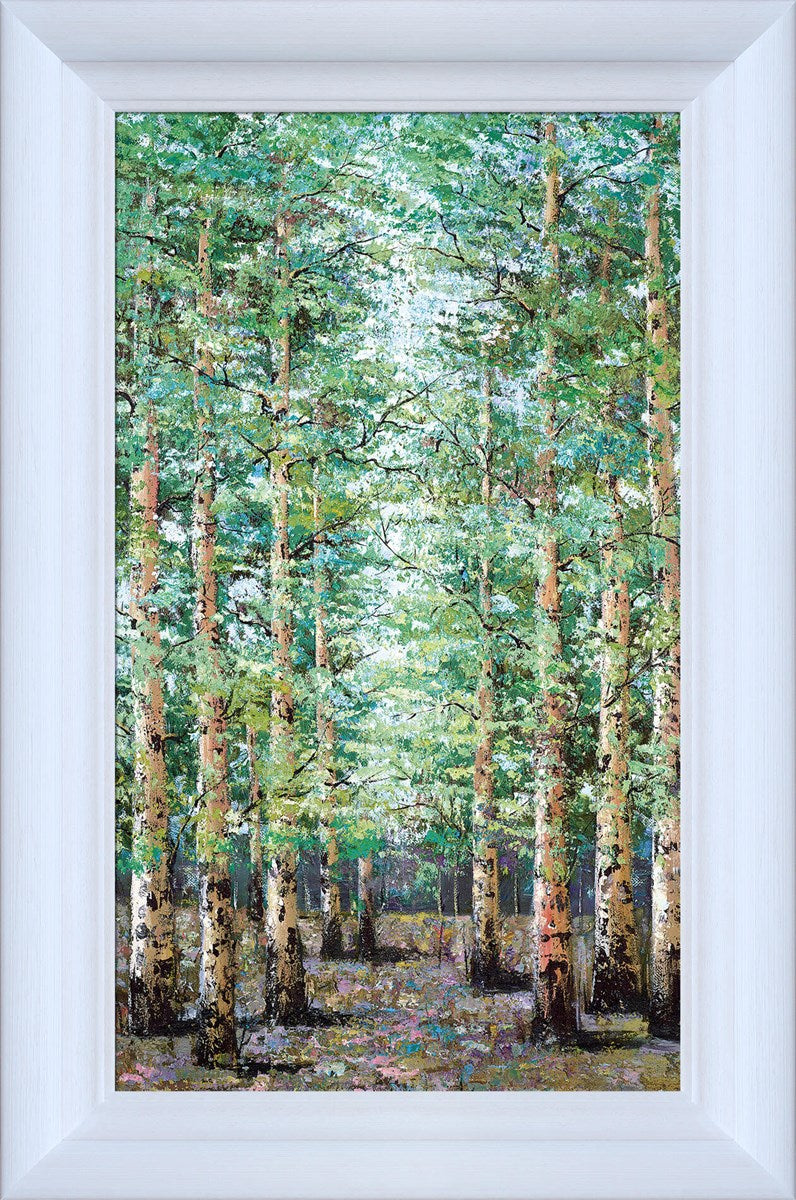 Emerald Whispers Framed Limited Edition Canvas on Board by Artist Inam
