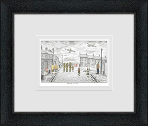 Emerging Victorious Signed Framed Limited Edition Print on Paper by Artist Leigh Lambert