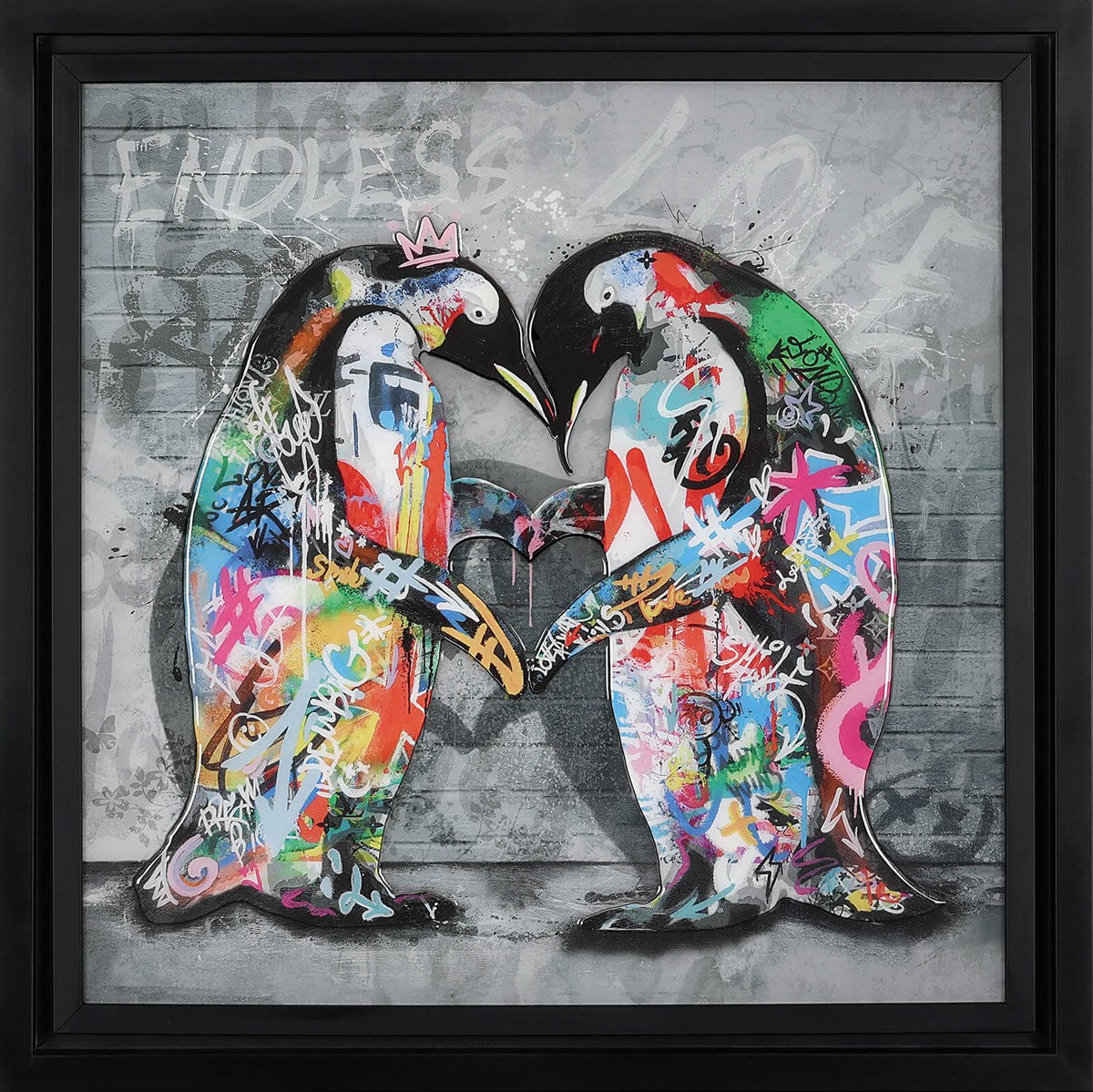 Endless Love Framed Signed Limited Edition Print on Board by Yuvi