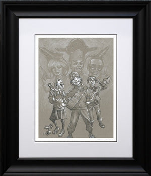 F-A-B Framed Signed Limited Edition Print on Paper by Artist Craig Davison