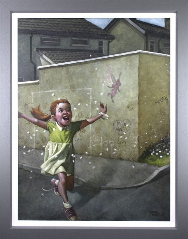 Faith, Trust and Pixie Dust Framed Signed Limited Edition Print on Board by Artist Craig Davison