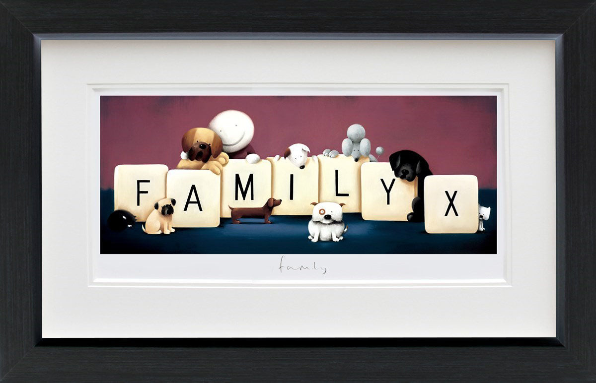 Family Framed Print by Artist Doug Hyde