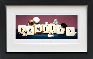 Family Framed Print by Artist Doug Hyde