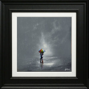 Feeling Drenched In Love Signed Framed Limited Edition Print on Board by Artist Danny Abrahams