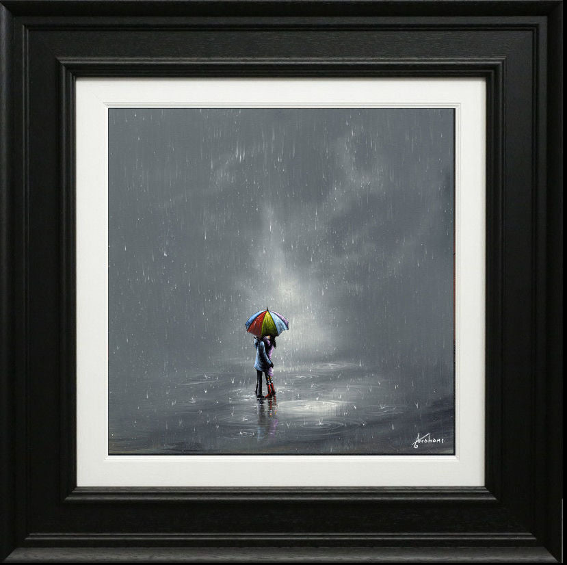Feeling Drenched In Love Signed Framed Limited Edition Print on Board by Artist Danny Abrahams