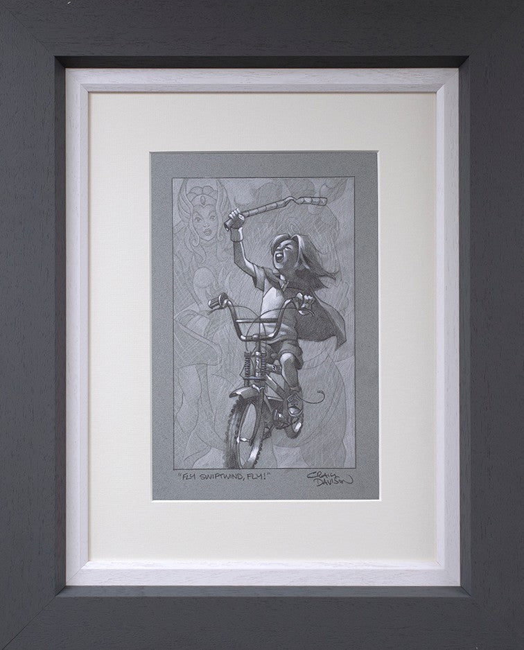 Fly Swift Wind, Fly Framed Signed Limited Edition Print on Paper by Artist Craig Davison