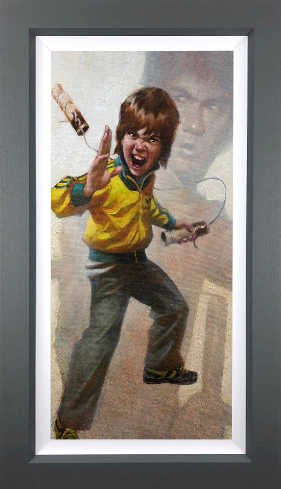 Game of Daz Framed Signed Limited Edition Print on Board by Artist Craig Davison