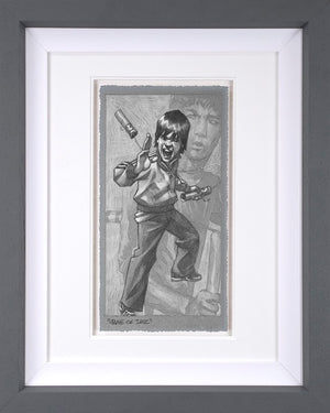 Game of Daz Framed Signed Limited Edition Print on Paper by Artist Craig Davison