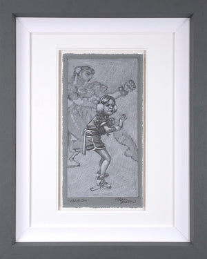 Game On Framed Signed Limited Edition Print on Paper by Artist Craig Davison