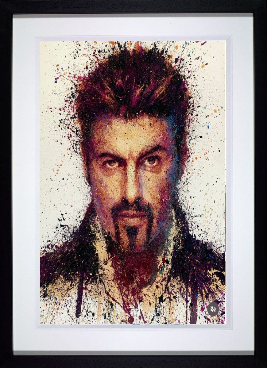 George Signed Framed Limited Edition Print on Paper by Artist Daniel Mernagh