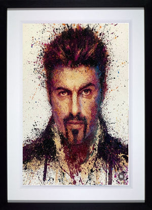 George Signed Framed Limited Edition Print on Paper by Artist Daniel Mernagh