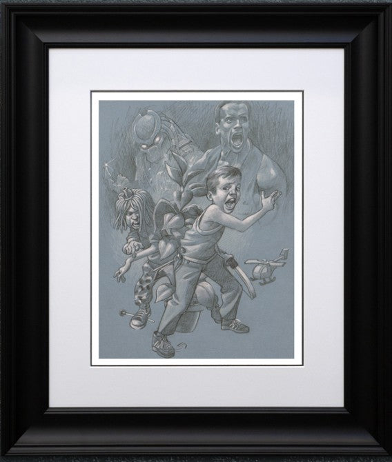 Get to Da Choppa Framed Signed Limited Edition Print on Paper by Artist Craig Davison