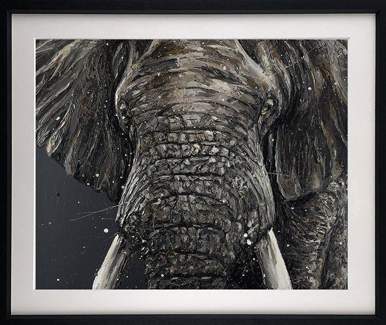 Gino Framed Signed Limited Edition Print on Paper by Artist Paul Oz