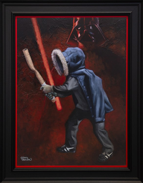 Go Dark Deluxe Framed Signed Limited Edition Print on Board by Artist Craig Davison
