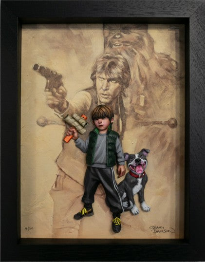 Going Solo Signed Limited Edition 3D Print on Board by Artist Craig Davison