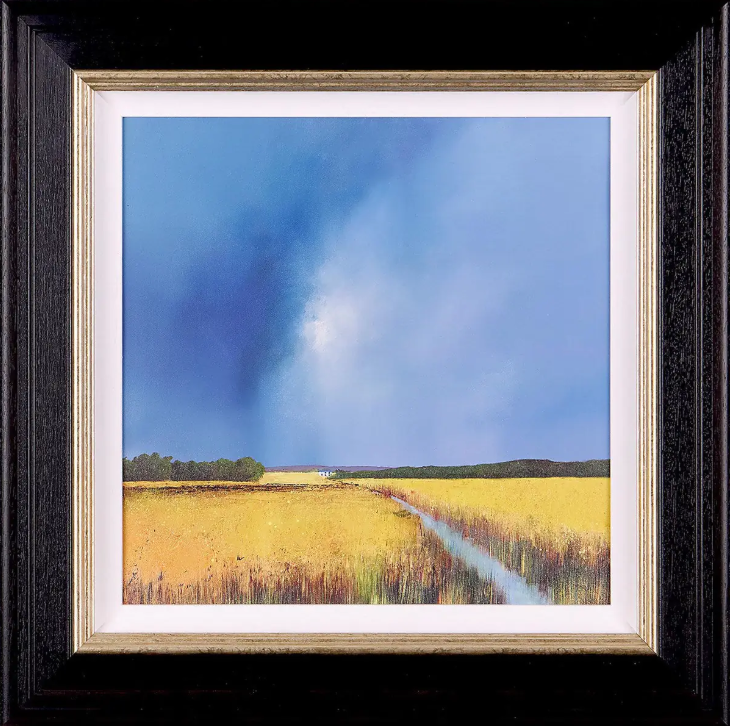 Golden Days Framed Limited Edition Print on Board by Artist Barry Hilton