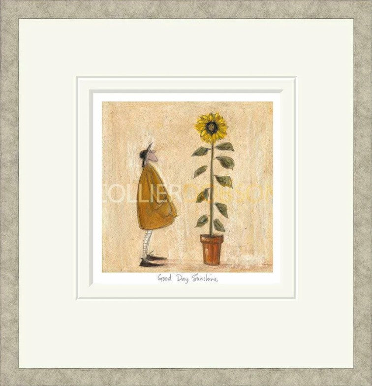 Good Day Sunshine Signed Framed Limited Edition Print on Paper by Artist Sam Toft