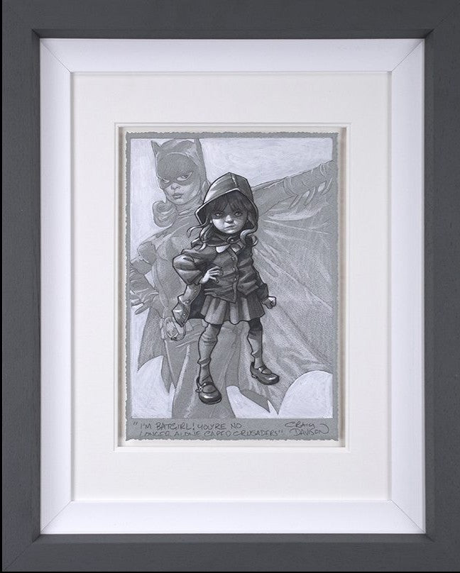 Gotham Girl Framed Signed Limited Edition Print on Paper by Artist Craig Davison