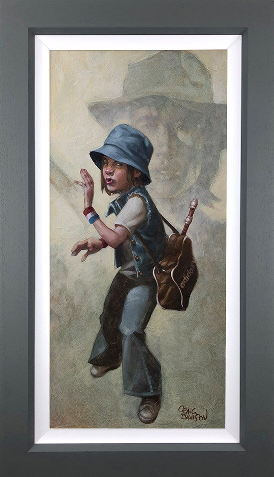Grasshopper Framed Signed Limited Edition Print on Board by Artist Craig Davison