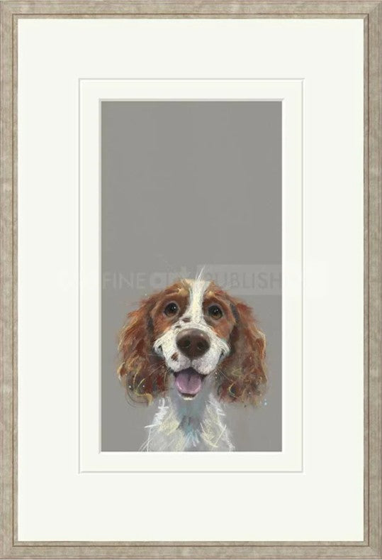 Happy Go Lucky Signed Framed Limited Edition Print on Paper by Artist Nicky Litchfield