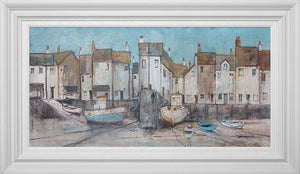 Harbourside I Signed Framed Limited Edition Print on Paper by Artist Dale Bowen