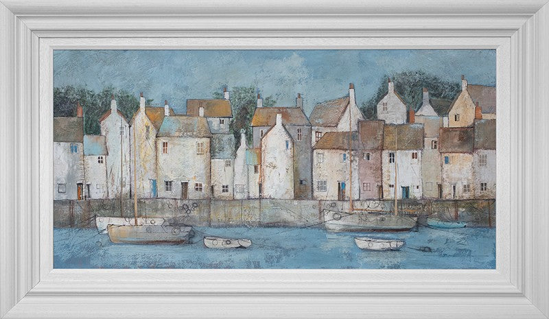 Harbourside II Signed Framed Limited Edition Print on Paper by Artist Dale Bowen