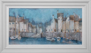Harbourside III Signed Framed Limited Edition Print on Paper by Artist Dale Bowen