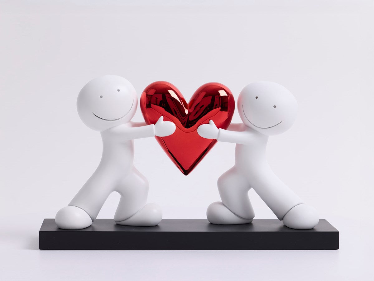 Heart to Heart Signed Limited Edition Porcelain Sculpture by Artist Doug Hyde