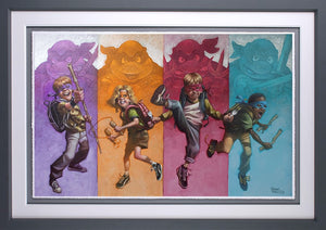 Heroes in a Half Shell Framed Print on Paper by Artist Craig Davison