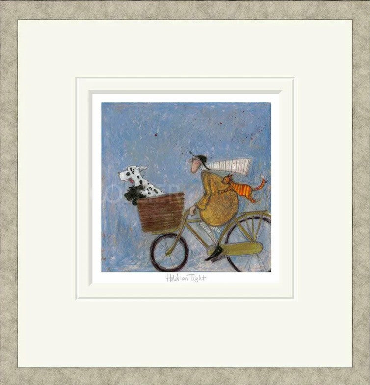 Hold On Tight Signed Framed Limited Edition Print on Paper by Artist Sam Toft