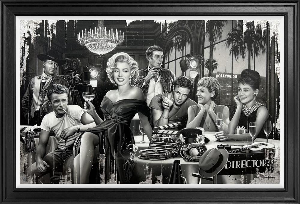 Hollywood Hall of Fame Deluxe Signed Limited Edition Print on Board by Artist Ben Jeffery