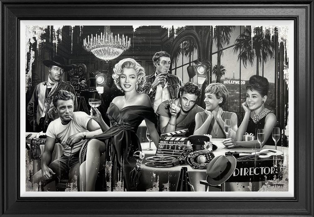 Hollywood Hall of Fame Framed Limited Edition Print on Board by Artist Ben Jeffery