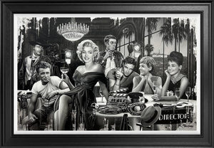 Hollywood Hall of Fame Framed Limited Edition Print on Board by Artist Ben Jeffery