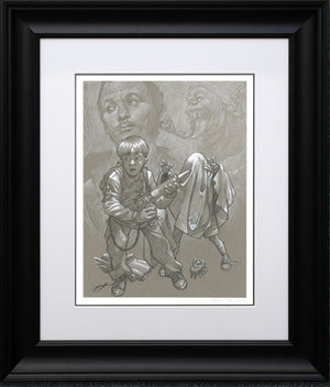 I Ain’t Afraid of No Ghost Framed Signed Limited Edition Print on Paper by Artist Craig Davison