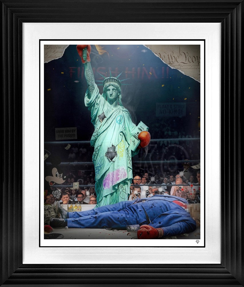 I Am The Greatest Signed Framed Limited Edition Print on Paper by Artist JJ Adams