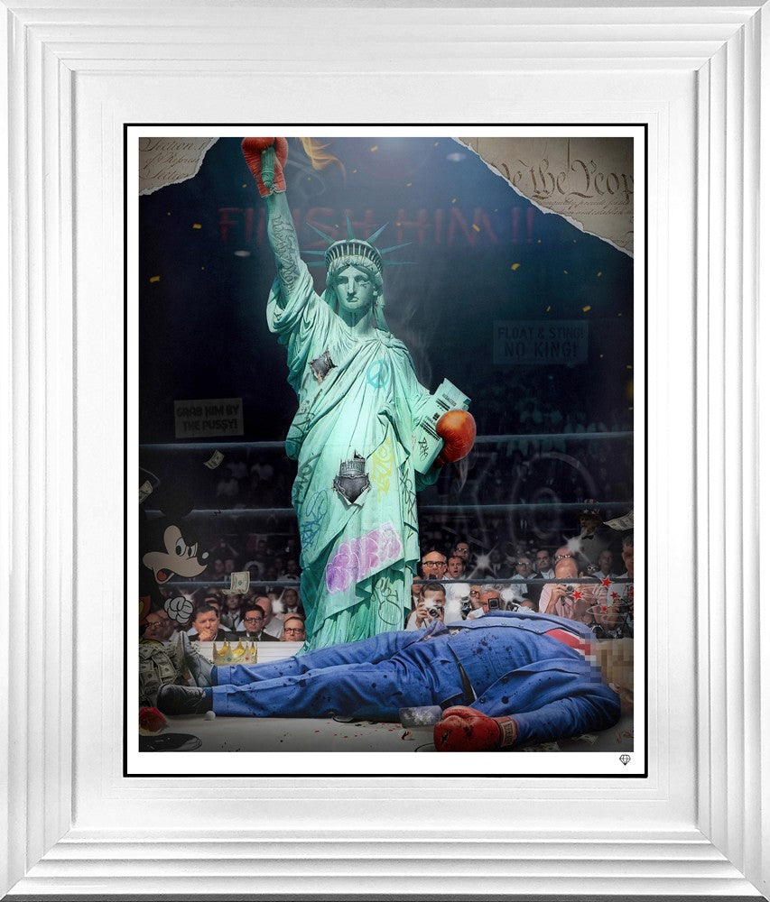 I Am The Greatest Signed Framed Limited Edition Print on Paper by Artist JJ Adams
