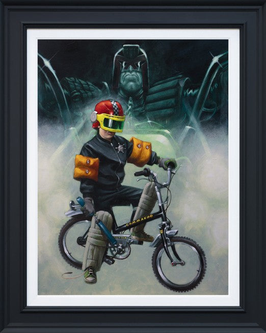 I Am The Law, Creep Deluxe Signed Framed Limited Edition Print on Board by Artist Craig Davison