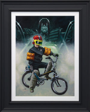 I Am The Law, Creep - Board Signed Framed Limited Edition Print on Board by Artist Craig Davison