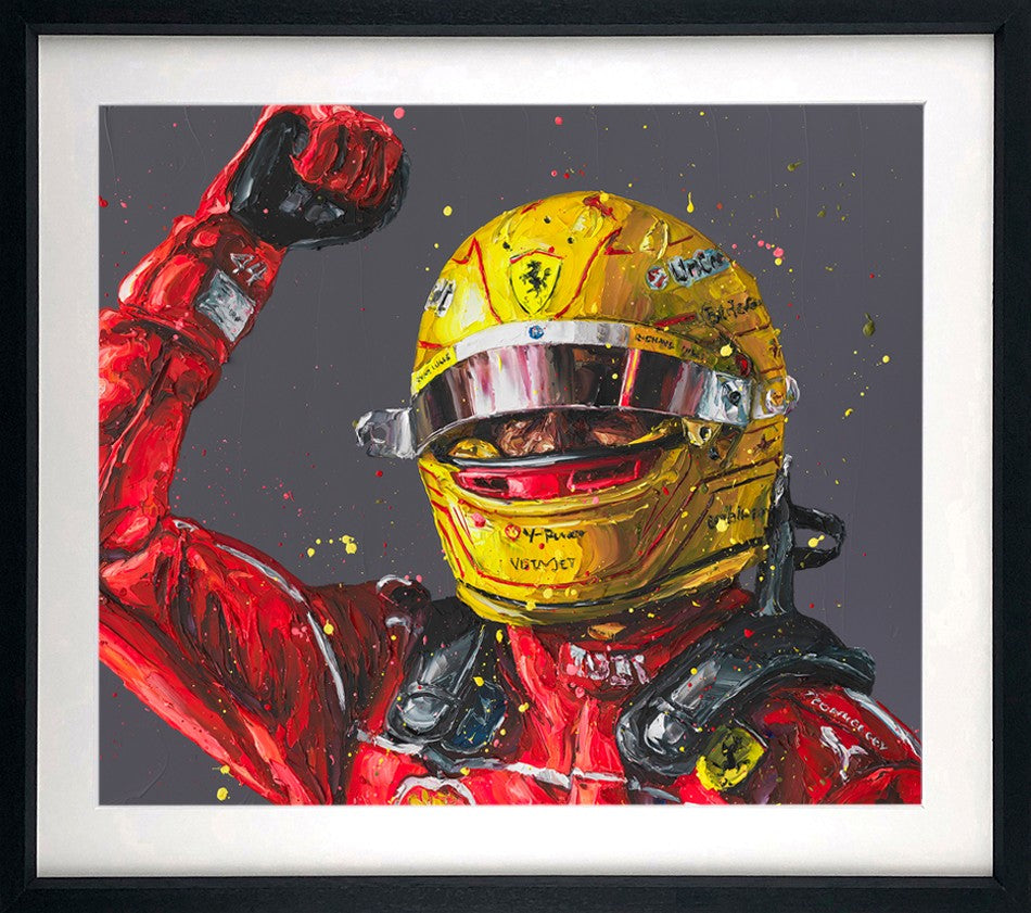 Il Primo Framed Limited Edition Print on Paper by Artist Paul Oz