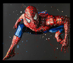 In The Neighbourhood Framed Signed Limited Edition Print on Canvas by Artist Paul Oz