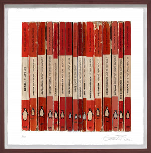 It's All Just Words Framed Limited Edition Print on Paper by Artists The Connor Brothers