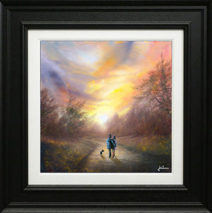 Its The Moment Together That Change Us Forever Signed Framed Limited Edition Print on Board by Artist Danny Abrahams