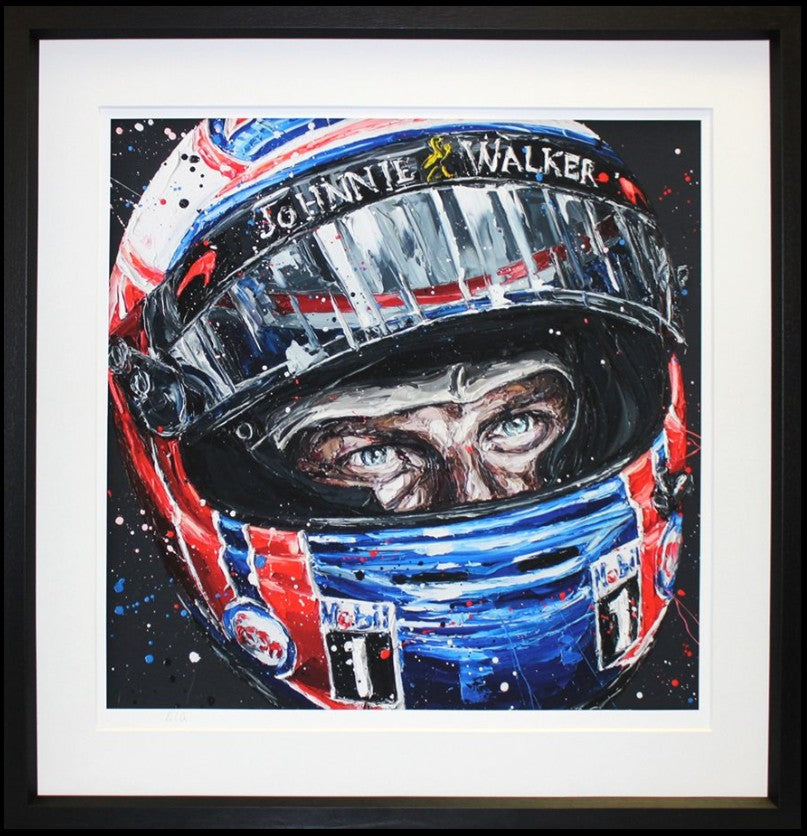 Jensen 2016 Framed Signed Limited Edition Print on Paper by Artist Paul Oz