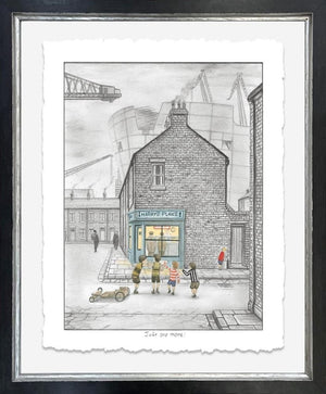 Just One More Signed Framed Limited Edition Print on Paper by Artist Leigh Lambert