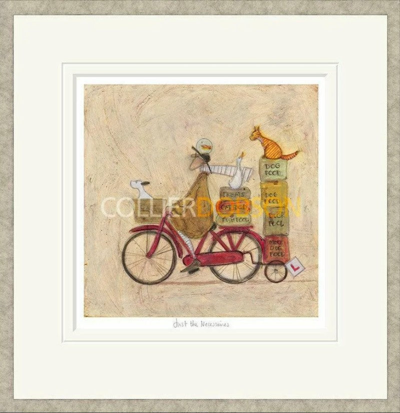Just The Necessaries Signed Framed Limited Edition Print on Paper by Artist Sam Toft