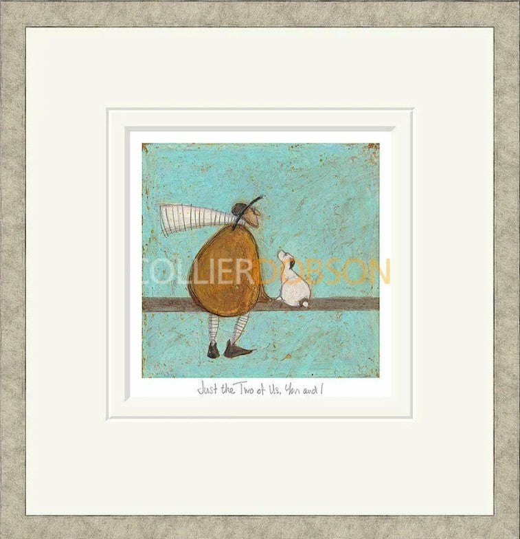 Just The Two Of Us You And I Signed Framed Limited Edition Print on Paper by Artist Sam Toft