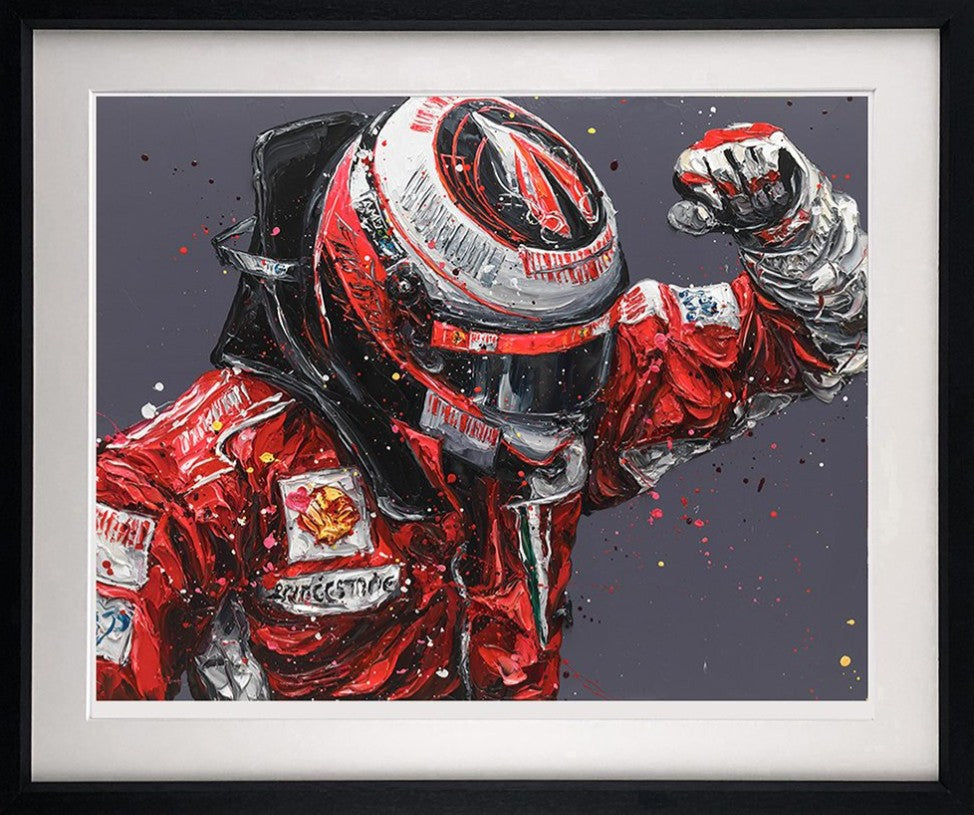 Kimi Framed Signed Limited Edition Print on Paper by Artist Paul Oz