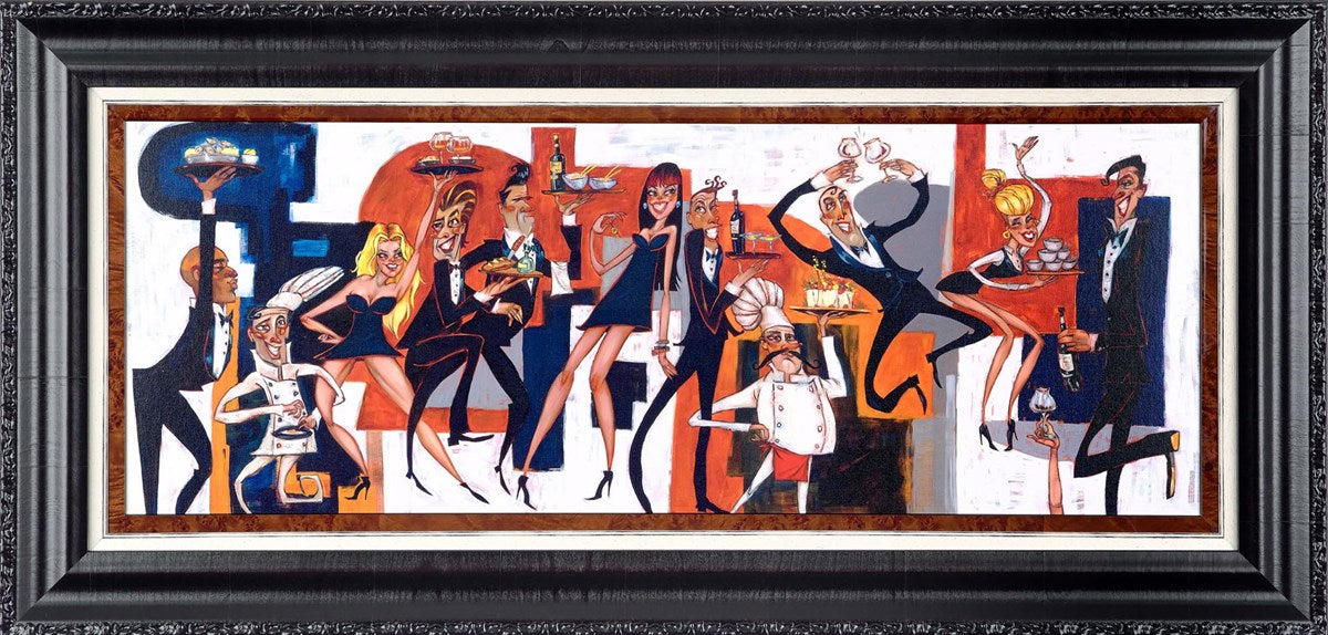 Kitchen Tango Framed Limited Edition Print on Board by Artist Todd White